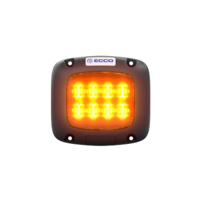 Bus Warning Light 12-24V Surface Mount Amber ECCO