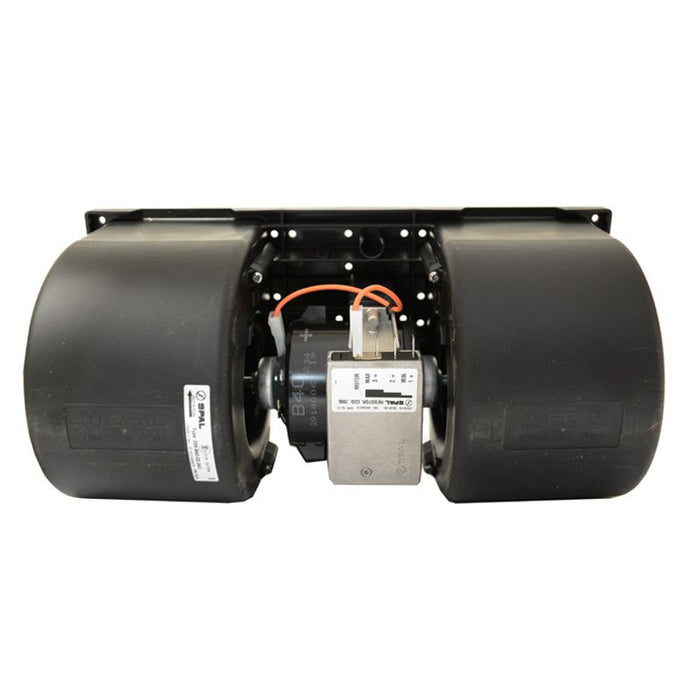 BLOWER ASSEMBLY UNIVERSAL 24V 3 SPEED 618CFM 13.5A 324W SPAL 2 OUTLETS - A11-1240 SPAL
