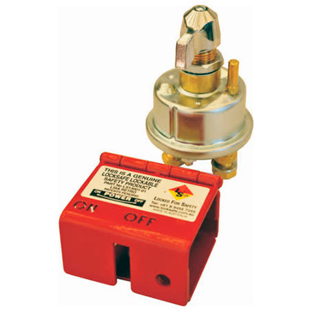 BATTERY ISOLATOR SWITCH LOCKING BRACKET ASSEMBLY RED 1000AMP — JAE Auto ...