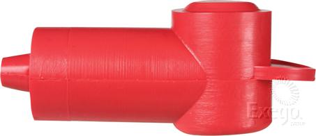 STUD TERMINAL INSULATOR END ENTRY RED 10 PCE