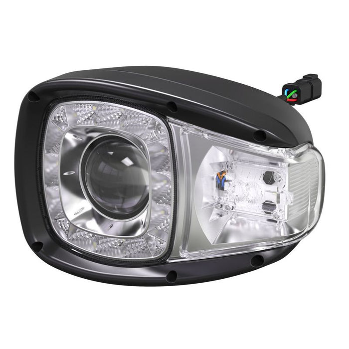LED HEADLIGHT BACK MOUNT LHS 9-36V HIGH/LOW PROJECTOR BEAM 4 FUNCTION LIGHT IP69K