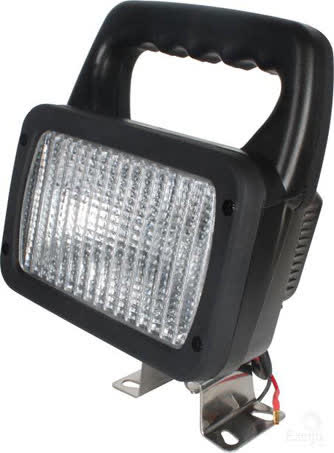 Halogen Floodlight Rectangular HALOGEN WORK LIGHT RECTANGULAR 12V FLOOD BEAM — JAE Auto Electrical ...