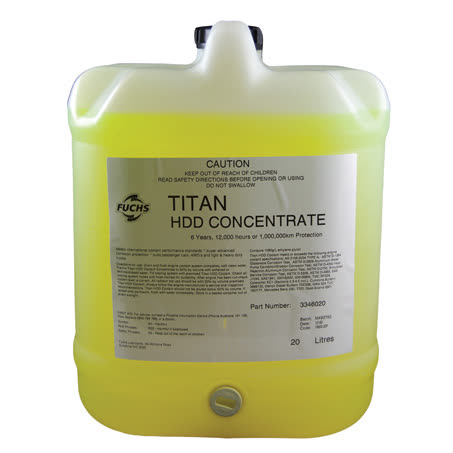 Fuchs Radiator Coolant FUCHS TITAN HDD RADIATOR COOLANT CONCENTRATE 20L — JAE Auto Electrical ...