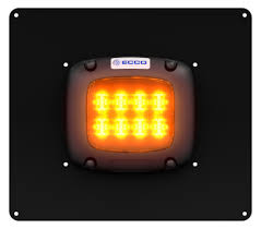 Bus Warning Light 12-24V Surface Mount Amber ECCO