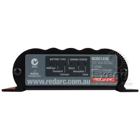 Redarc DC to DC Battery Charger Ignition Control 12V 20A
