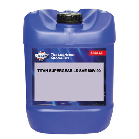 FUCHS TITAN SUPERGEAR LS GEAR OIL 80W-90 4LTR