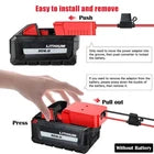 Battery Adapter With Fuse Built-in Switch for Milwaukee M18 To Dock Holder AUS
